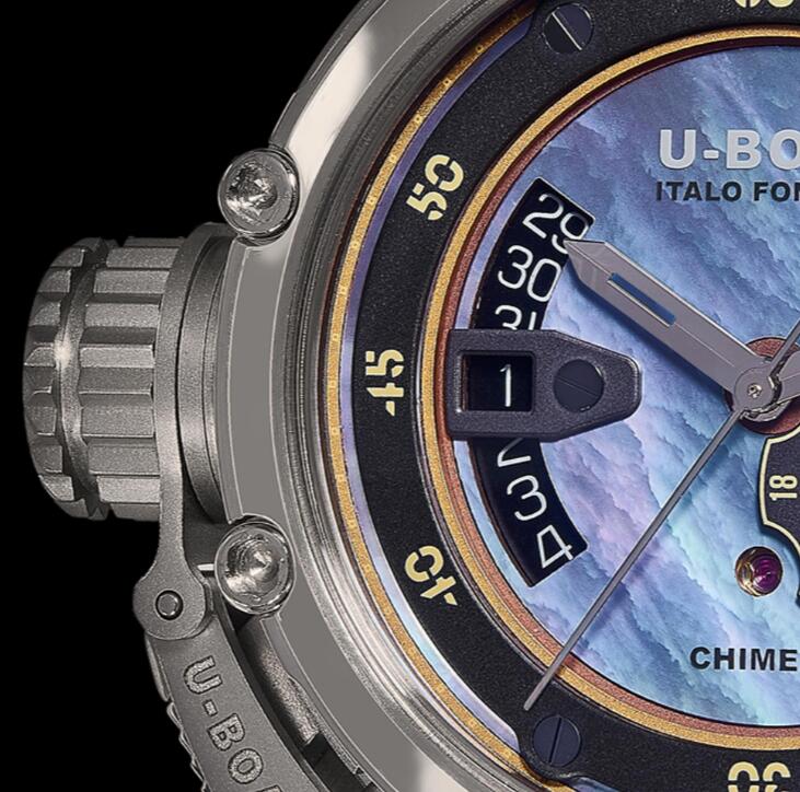 U-BOAT CHIMERA AUTO 40MM SS MOP 8087 Replica Watch